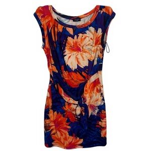 Ann Taylor Sleeveless Pullover Floral Dress Size Medium Petite